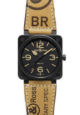 Bell & Ross BR 01-92 Heritage automatic 46mm Hombre Replica Reloj